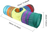 Sanvp san Cat Tunnel Rabbit Foldable 3-Way Tube Indoor Small Animal Toy view 2
