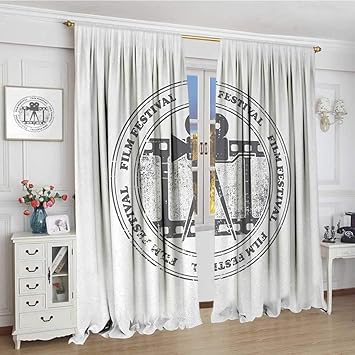 Amazon Com Youpinnong Movie Theater Room Darkening Wide Curtains