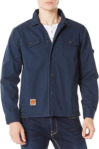 navy workwear jacket