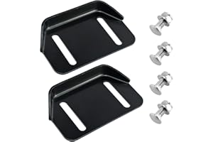 MTD 784-5580,784-5580-0637 Snow Blower Skid Plate Shoes Black Height Adjust Skid Shoe for Snow Throwers, by Cenipar Pack of 2