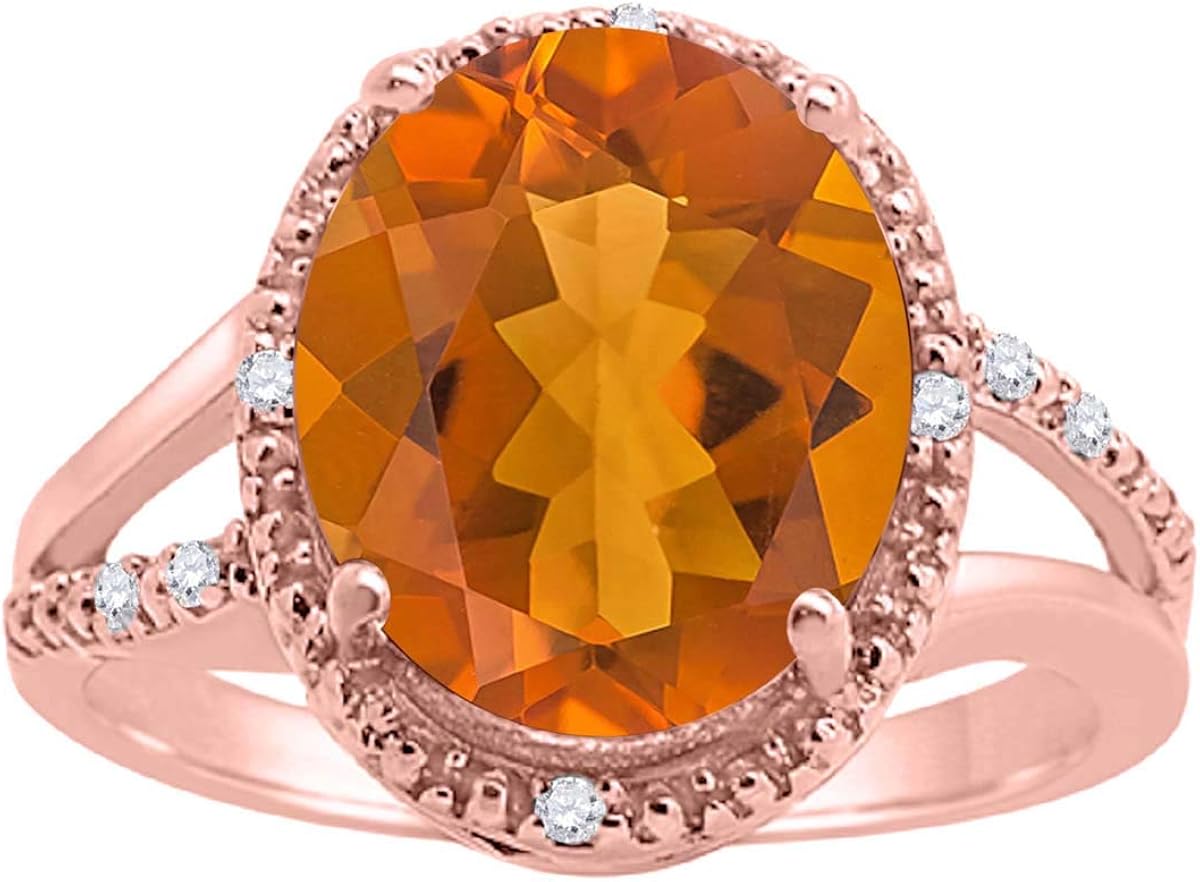 Amazon.com: MauliJewels Engagement Rings for Women 4.53 Carat Oval