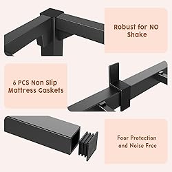 GarveeHome 8 Inch King Bed Frame, Heavy Duty Metal