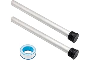 yrjns RV Water Heater Anode Rods, Magnesium Anode Rod for RV hot Water heaters Replace for Suburban Water Heaters Suburban & Morflo - 9.25''Long & 3/4'' Thread (9.25" x 3/4" NPT - 2 PCS)