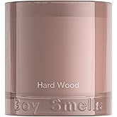 Boy Smells Hard Wood Leather Candle - 8.5 oz - Home Candle with Black Pepper, Leather and Cedarwood - Up to 50-Hour Burn - Cotton Wick