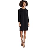 Maggy London Womens Asymmetrical Draped Sheath Dress