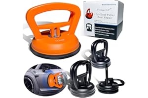 V CisxviLC Dent Puller,Car Dent Removal Kit,Powerful Car Dent Puller,Dent Remover Tool,Suction Cup for Car Dent Repair,Glass,Screen,Tiles,Mirror Lifting and Objects Moving Tool 4Pcs(1Large+3Small)