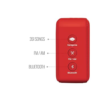 saregama carvaan scm02 mini 2.0 bluetooth speaker