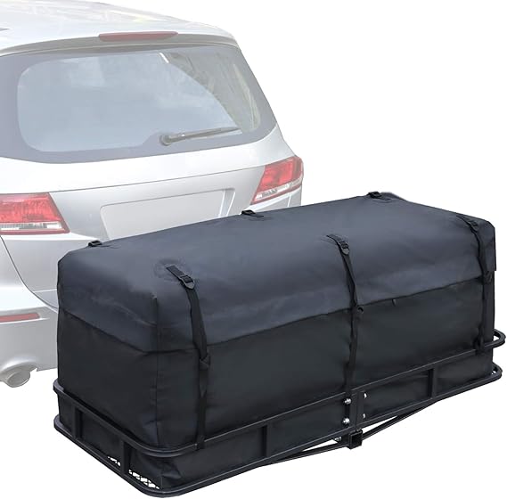 XCAR Hitch Mount Cargo Carrier Bag 16.8 Cubic Waterproof Luggage