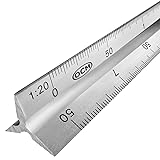 OCM Metric Triangular Engineer Scale Ruler