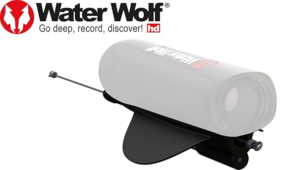 Water Wolf UW Vertical Fishing Mount Kit - Adapter für Unterwasserkamera, Halterung für Action Cam, Angelkamera