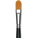Utrecht Synthetic Sablette Brush - Long Handle, Filbert, Size 14