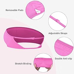 YEOREO Women Strapless Bandeau Sports Bra Padded
