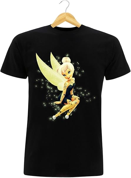 T Shirt Die Tinkerbell Tinkerbell Tattoo Tattoos Punk Peter Pan Swag Gr Xxl Schwarz Amazon De Bekleidung