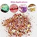 15pcs Glitter Set, Glitter Shake Jars for Art Crafts Painting Scrapbooking Slime Holiday Party Supply, Multi Color Mixed Shapes