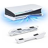 NexiGo Horizontal Stand for New PS5 Slim and Pro Console, [Minimalist Design], Base Stand for PS5 Accessories, Compatible with PlayStation 5 Slim/Pro Disc & Digital Editions, White