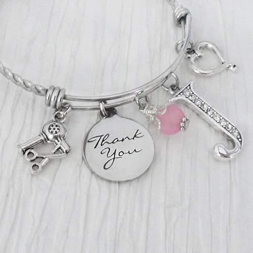 Amazon Com Hairdresser Gifts Thank You Bracelet Hair Stylist