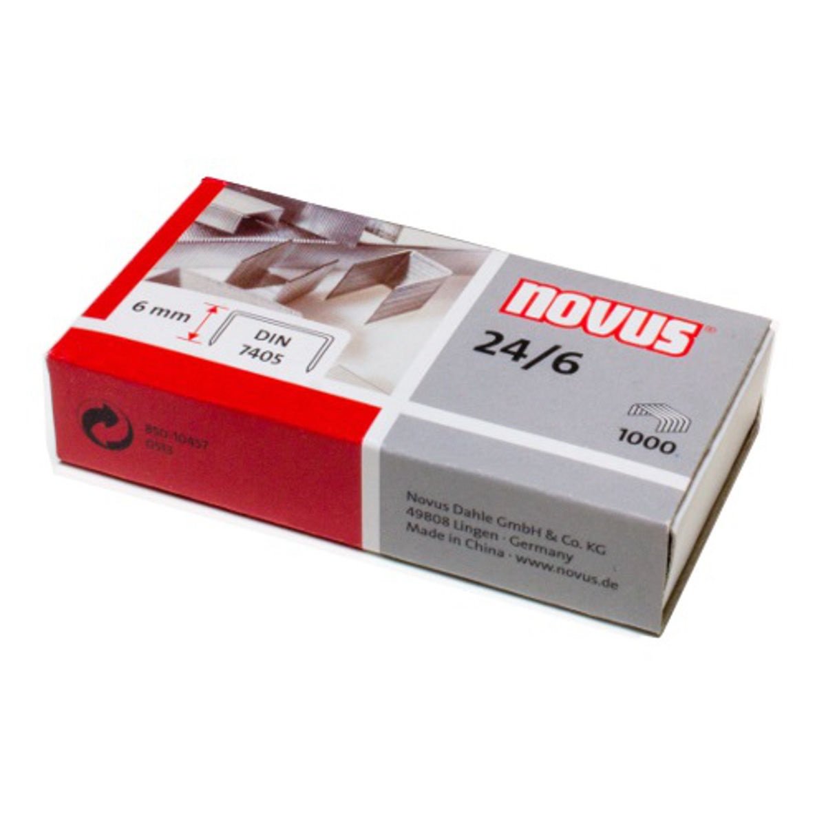 Novus Silver 24/6 Super Stapler for Heavy-Duty Use