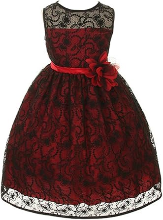 amazon red lace dress