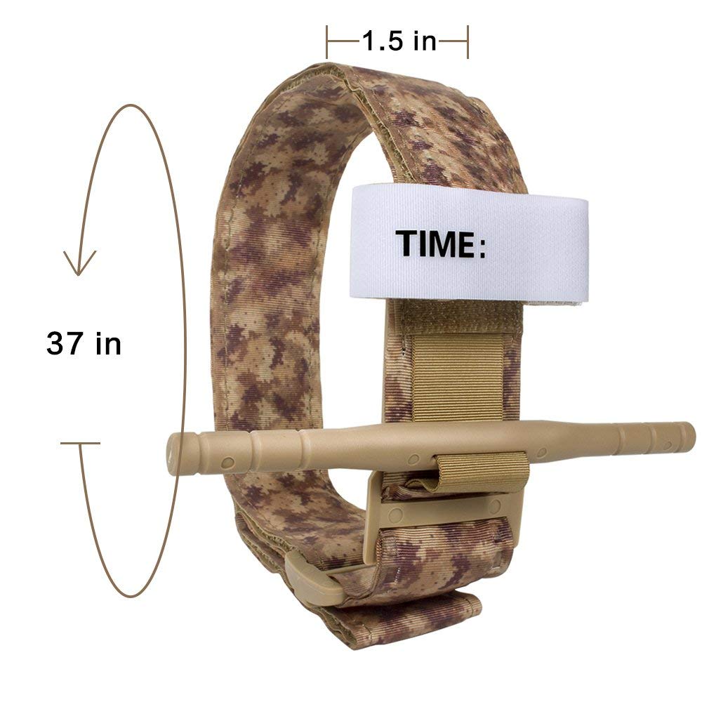 Tourniquet：Emergency Tourniquets, Combat Medical Tourniquet, Hiking First Aid Kit Military Tactical Tourniquet for Bleeding Control, Life Saving Hemorrhage Control, School Training (Army Green): Industrial & Scientific