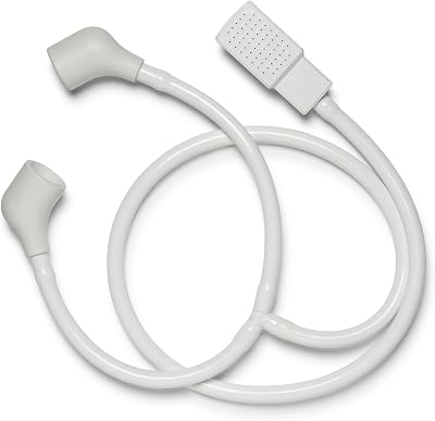 Croydex Push-Fit Shower Attachment for Bath Taps 100cm Hose White