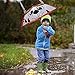 Nickelodeon Boys' Little Paw Patrol Marshall 'Squeeze and Flap' Fun Rainwear Umbrella, red/White, Age 3-7