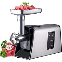 Sunmile SM-G73 Heavy Duty Electric Meat Grinder and Sausage Stuffer Maker 1000W Max with Stainless Steel Cutting Blade…