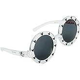 ARKAID Official Disney Kids Sunglasses | Mickey Mouse Clear Round Frames | UV 400 | One Size Fits Most Kids