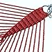 Jumbo Caribbean Hammock - 55 INCH - Soft-Spun Polyester (red)