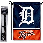 Detroit Baseball Garden Flag with Stand Holder