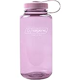 Nalgene Sustain Tritan BPA-Free Water Bottle Made with Material Derived From 50% Plastic Waste (using ISCC certified mass balance), 32 OZ, Wide Mouth