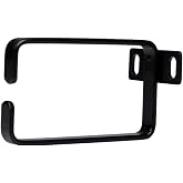 StarTech 1U Vertical Cable D-Ring Hook for 19in and 10in Racks (CMHOOK1U) | 2.2 x 3.9in steel ring, 5.7 x 10cm, Fits 2 and 4-post racks, Wide front opening, EIA RS-310-D, Reduces strain