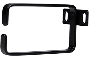 StarTech.com 1U Vertical 2.2 x 3.9in Server Rack Cable Management D-Ring Hook w/Flexible Opening - Network Rack-Mount Cord Or
