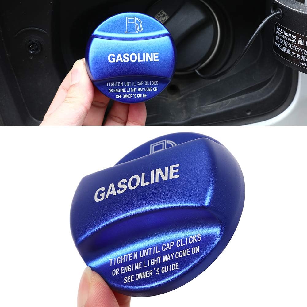 Aluminum alloy Gas and Diesel Fuel Tank Cap Cover Trim For