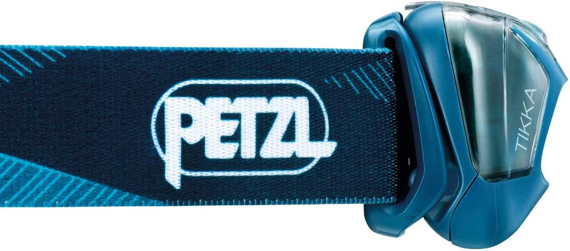 PETZL - TIKKA Headlamp, 200 Lumens, Standard Lighting, Blue : Sports & Outdoors