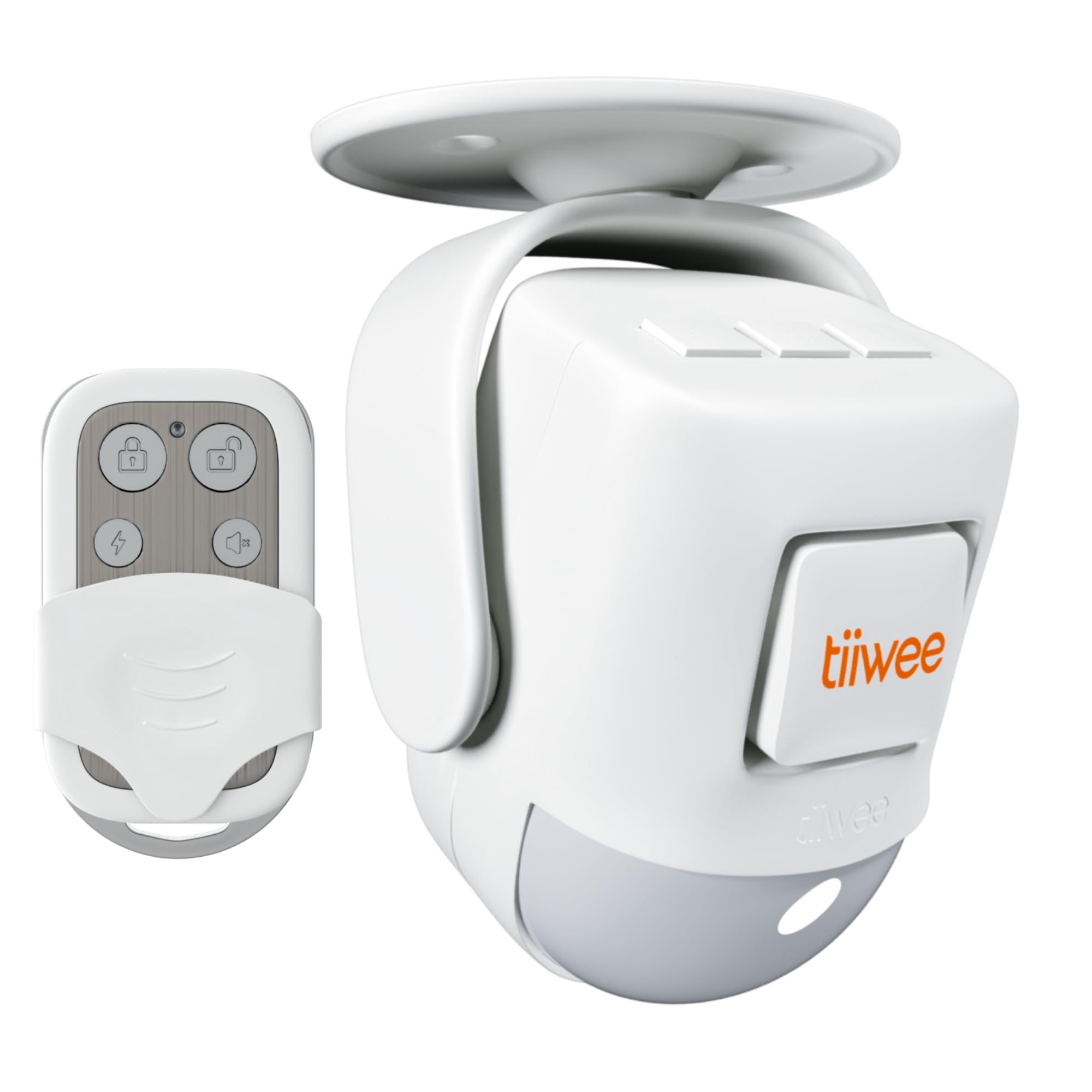 tiiwee X4 PIR motion detector alarm with remote control - 125 dB - Expandable - alarm system security technology burglary protection - 2 years warranty