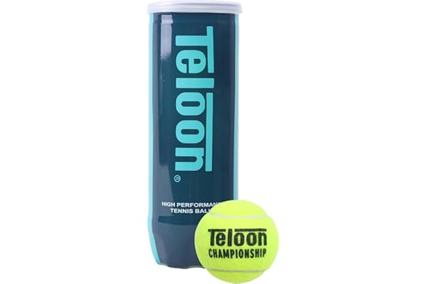 Teloon Championship Tennis Balls - Extra Duty - Regular Duty Felt Pressurized Tennis Balls