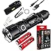 SKYBEN Klarus XT11GT 2000 Lumens CREE XPH35 HD E4 LED 18650 Tactical USB Rechargeable Flashlight with 2X 3100mah Battery,USB Charging Cable,Holster,O-Ring USB Light (XT11GT(2 Battery Pack)