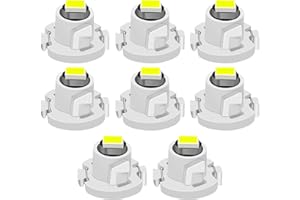Tongze 8Pcs Green T3 Led Bulbs: 3020 Chip Neo Wedge Led Dash Instrument Lights Bulbs Replacement Universal for Car Dashboard 