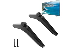 MAOZHREN Replacement Legs for LG TV, TV Stand Legs for 43 Inch LG TV Legs 43UK6200 43UK6090 43LK5700PUA 43UM7300 43UN6900PUB 43LJ5500 43LJ550M 43LJ5550 MAM645839 AAN76009325 AAN76009305 AAN76009358 with Screws