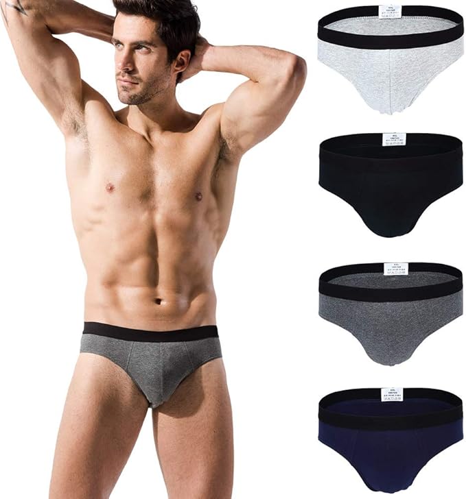 Amazon Dodomian メンズブリーフ メンズ 下着4枚セット 綿素材 吸水速乾 吸汗通気 抗菌防臭 ソフト コットン ブリーフ 通販