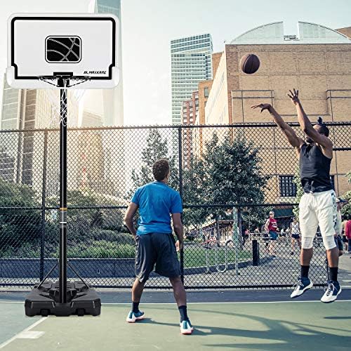 MaxKare Portable Basketball Hoops & Goals Outdoor for Adult Kids Height