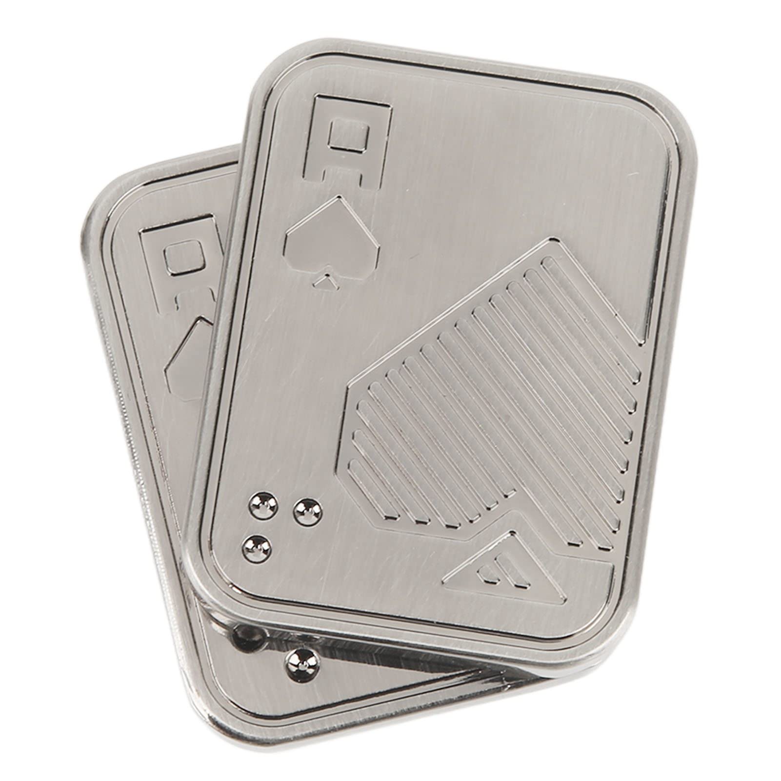 Metal Poker Fidget Slider, ADHD Autism Anxiety Stress Leisure Fidget Toy Magnetic Blocks for Home Office