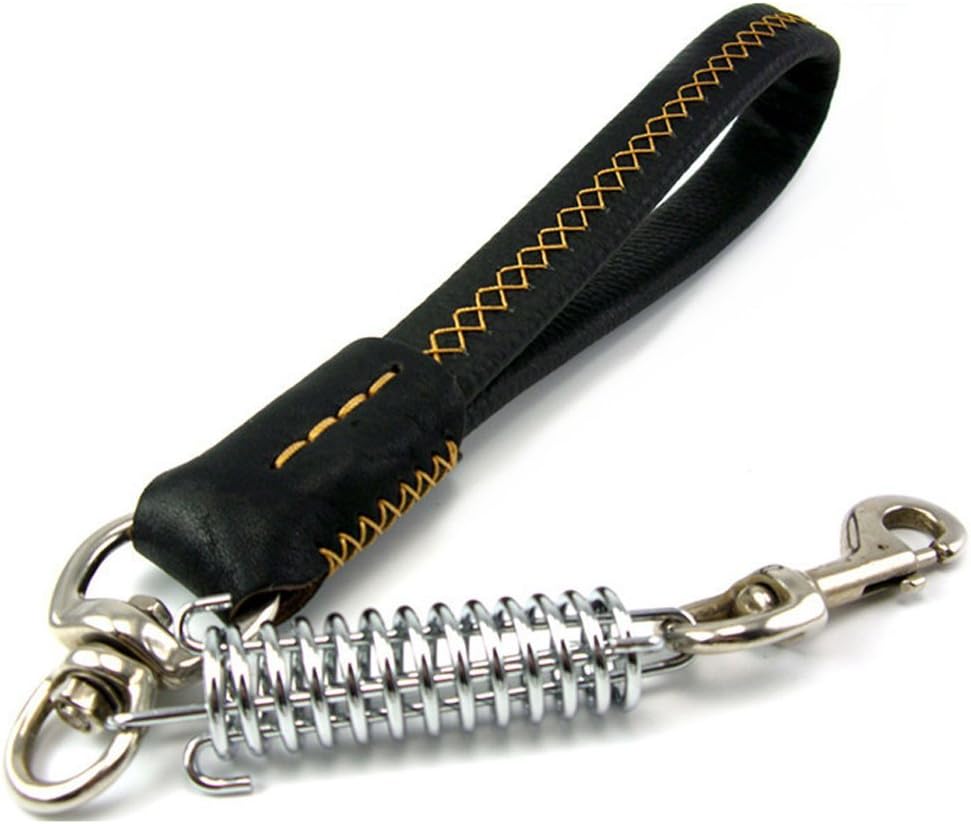 Jpettie Dog Leather Leash Tough and Durable Super Soft Leather Lead Dog
