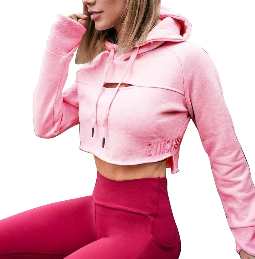 pink ripped hoodie