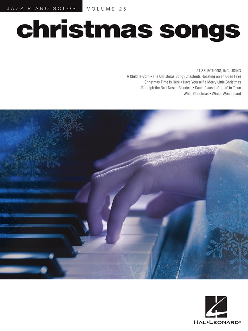 Christmas Songs. Jazz Piano Solos Series Volume 25