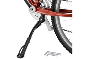 NICEDACK Bike Kickstand 26-29 inch, Center Mount for Bicycles, Adjustable Bicycle Kickstands, Aluminum Alloy Kick Stand for M