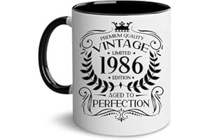 1986 40th Birthday Gifts for Men Women,Vintag 40th Birthday Mug 40 Years Old Gifts for Dad Mom,Grandad Grandma,Husband Wife 4