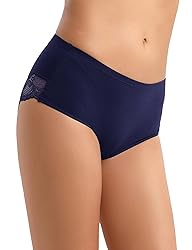 LIQQY Women's 4 Pack Combed Cotton Breathable High