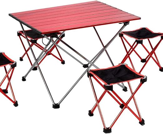 beach table and chairs