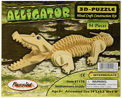 3D Puzzles - Alligator